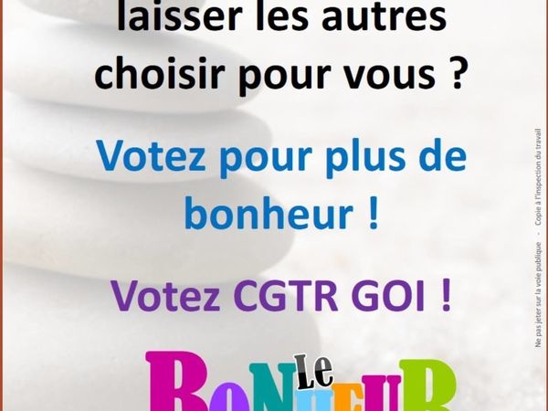 CGTR Groupama - Tracts élections CSE